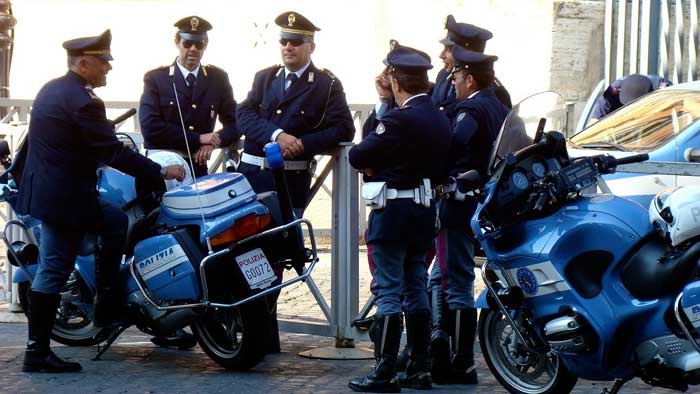 Carabinieri Outside the Vatican, Rome