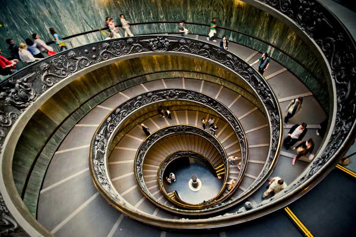 Famous Spiral Staircase, Vatican City Museum