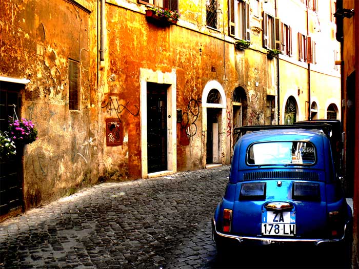 Famous Trastevere District, Rome