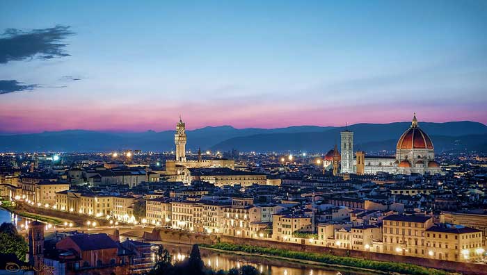 Florence Sunset from Piazzale Michelangelo