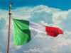 Fluttering Flag of Italy