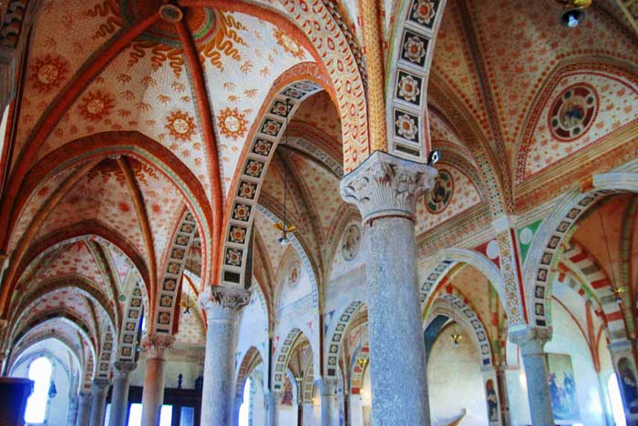Interior Santa Maria Delle Grazie, Milano. Italy
