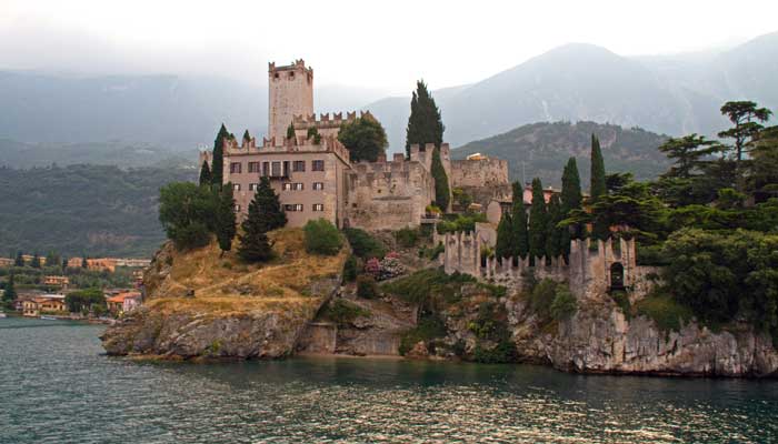 Malcesine and the Castello Scaligero on Lake Garda