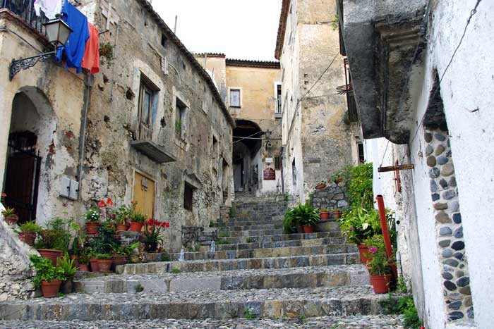 Medieval Scalea, Calabria, Italy Medieval Scalea, Calabria, Italy