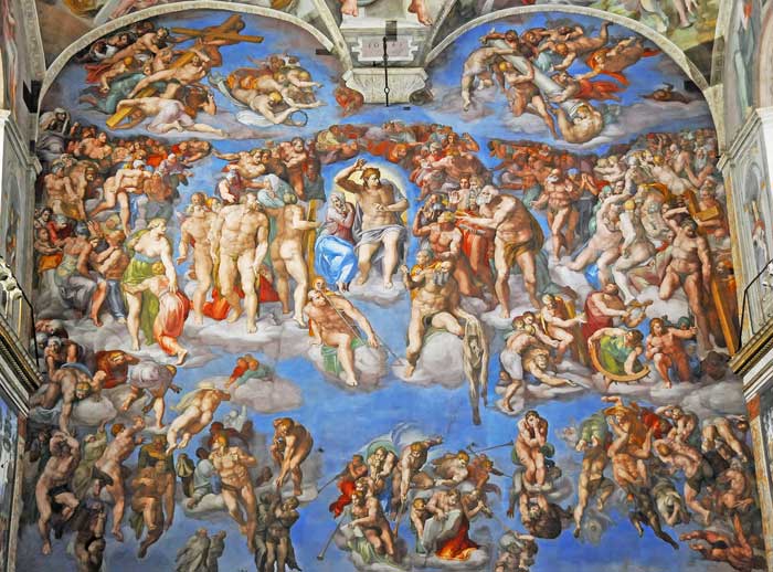 Michelangelo's Last Judgment, Sistine Chapel, Vatican