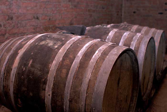 Old Wine barrels, Montopoli in Val d'Arno, Tuscany