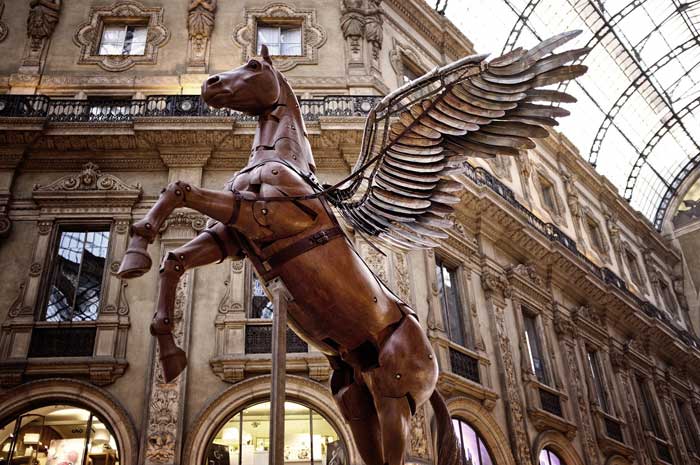 Pegasus, Galleria Vittorio Emanuele II, Milan Pegasus, Galleria Vittorio Emanuele II, Milan