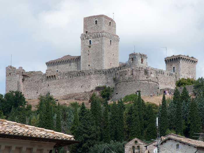 Rocca Maggiore Fortress, Assisi, Perugia, Italia