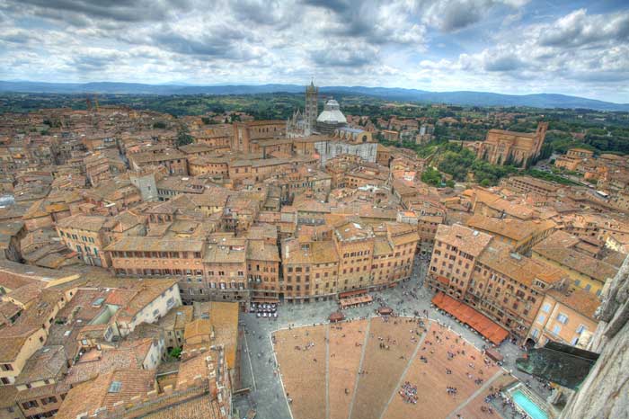 Siena Cityscape, Tuscany, Italy