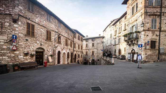 Streets of Assisi, Italy