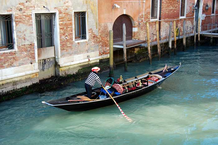 Venice Gondola on Secondary Channel