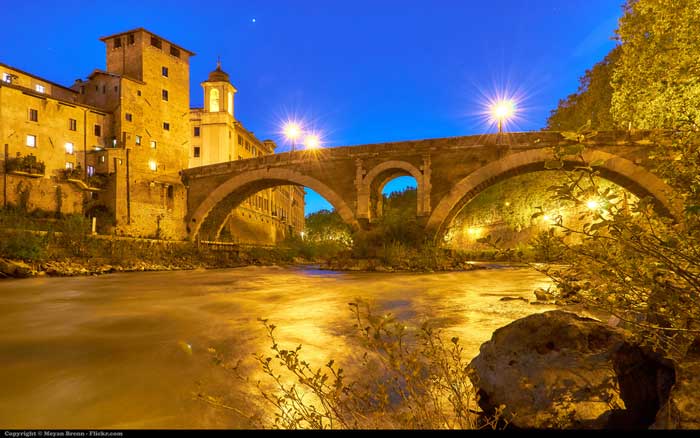 View of the Tiber Island at Dusk View of the Tiber Island at Dusk