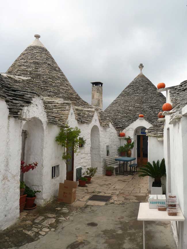 View of the Trulli in Alberobello, Puglia, Italy View of the Trulli in Alberobello, Puglia, Italy